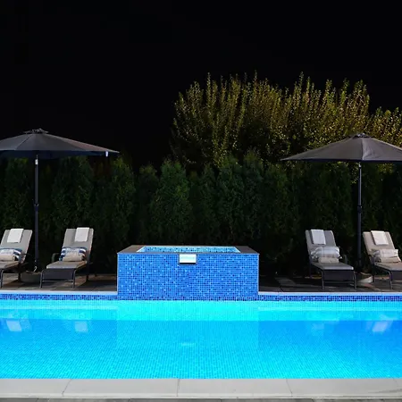 Villa Luxia Private Estate Sauna & Pool X Jacuzzi With Fireplace Outdoor Lounge