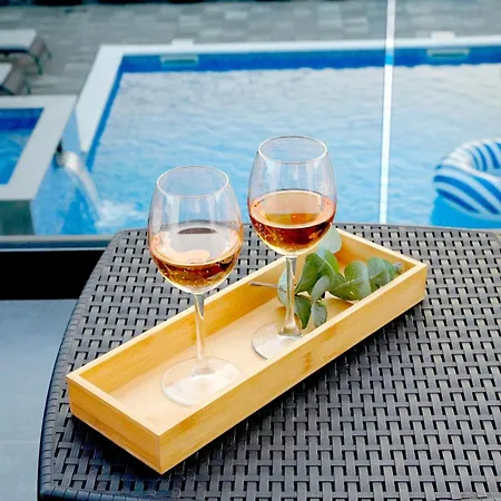 Luxia Private Estate Sauna & Pool X Jacuzzi With Fireplace Outdoor Lounge Villa *